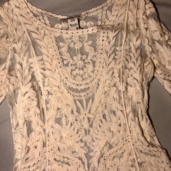 AMERICAN RAG Lace Top - Picture 3 of 5